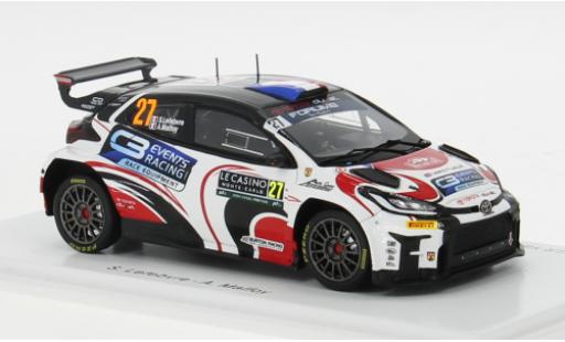 Toyota Yaris 1/43 Spark GR Rally2 No.27 Burton Racing Rallye WM Rallye Monte Carlo 2024 1:43 modellino in miniatura
