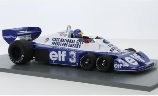 Tyrrell P34 1/18 Spark No.3 elf (F) GP Brasilien 1977 R.Peterson modellino in miniatura