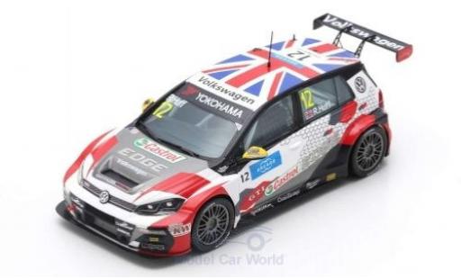 Volkswagen Golf 1/43 Spark GTI TCR No.12 Sebastien Loeb Racing WTCR Nürburgring 2019 R.Huff modellino in miniatura