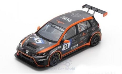 Volkswagen Golf 1/43 Spark GTI TCR No.94 MSC Sinzig 24h Nürburgring 2018 K.Kluge/M. Ferraro/S.Kuhs/A.Gabler modellino in miniatura