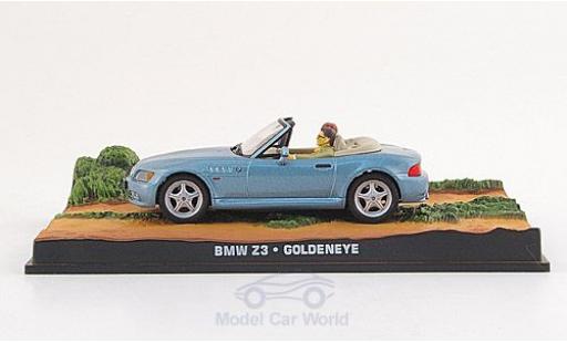 Bmw Z3 1/43 SpecialC Roadster metallico blu James Bond 007 1995 GoldenEye ohne Vitrine modellino in miniatura