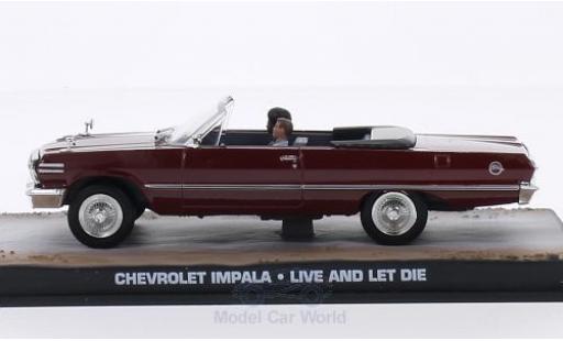 Chevrolet Impala 1/43 SpecialC Convertibile rosso James Bond 007 Leben und sterben lassen ohne Vitrine modellino in miniatura