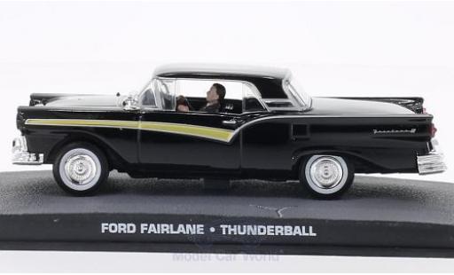 Ford Fairlane 1/43 SpecialC nero James Bond 007 Feuerball ohne Vitrine modellino in miniatura