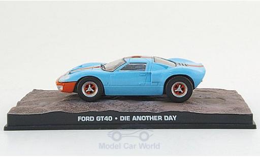 Ford GT40 1/43 SpecialC GT 40 blu/orange James Bond 007 2002 Stirb an einen anderen Tag ohne Vitrine modellino in miniatura
