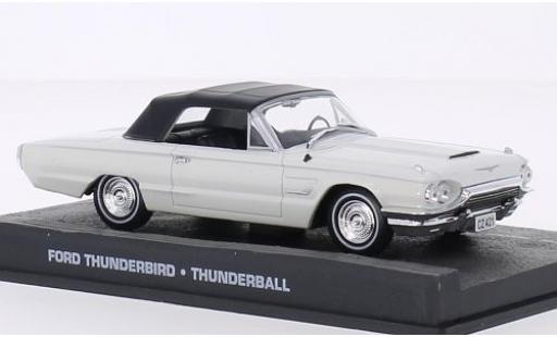 Ford Thunderbird 1/43 SpecialC bianco James Bond 007 1965 boule de feu sans figurine sans Vitrine modellino in miniatura