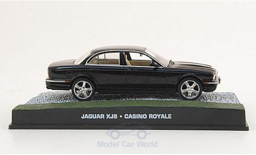 Jaguar XJ 1/43 SpecialC 8 nero James Bond 007 2006 Casino Royale ohne Vitrine modellino in miniatura