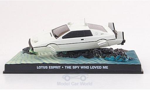Lotus Esprit 1/43 SpecialC U-Boot bianco James Bond 007 1977 Der Spion der mich liebte ohne Vitrine modellino in miniatura