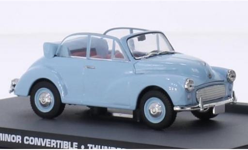 Morris Minor 1/43 SpecialC Convertibile blu James Bond 007 boule de feu sans Vitrine modellino in miniatura