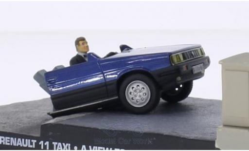 Renault 11 1/43 SpecialC Taxi Half Car James Bond 007 Im Angesicht des Todes ohne Vitrine modellino in miniatura