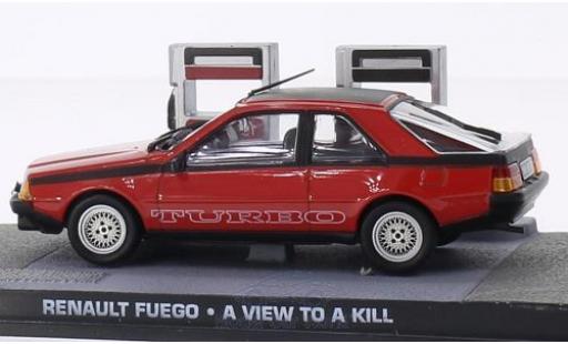 Renault Fuego 1/43 SpecialC rosso/nero James Bond 007 Im Angesicht des Todes modellino in miniatura