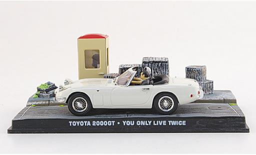 Toyota 2000 GT 1/43 SpecialC Cabriolet bianco James Bond 007 1967 Man lebt nur zweimal ohne Vitrine modellino in miniatura