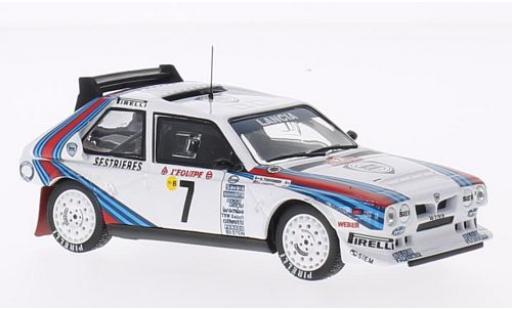 Lancia Delta 1/43 SpecialC S4 No.7 Martini Rallye WM Rallye Monte Carlo 1986 H.Toivonen/S.Cresto sans Vitrine modellino in miniatura