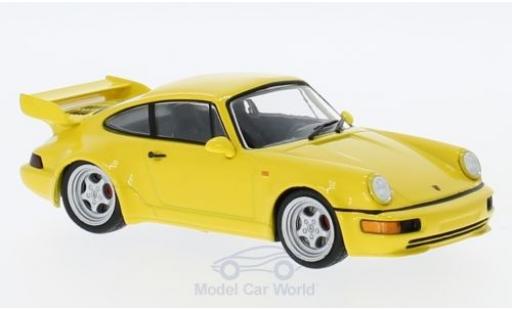 Porsche 964 RS 1/43 SpecialC 911 RS 3.8 giallo 1992 911 Collection modellino in miniatura
