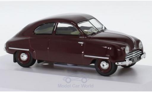 Saab 92B 1/43 SpecialC rosso 1954 modellino in miniatura
