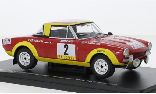 Fiat 124 1/24 SpecialC .-119 Abarth No.2 Rallye WM Rallye Portugal 1974 modellino in miniatura