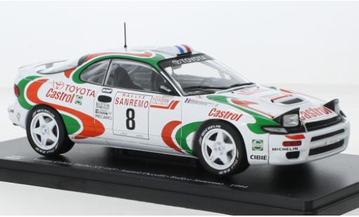 Toyota Celica 1/24 SpecialC .-119 (ST185) Turbo No.8 Castrol Rallye WM Rallye San Remo 1994 modellino in miniatura