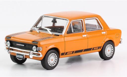 Fiat 128 1/43 SpecialC TV orange/nero 1971 modellino in miniatura