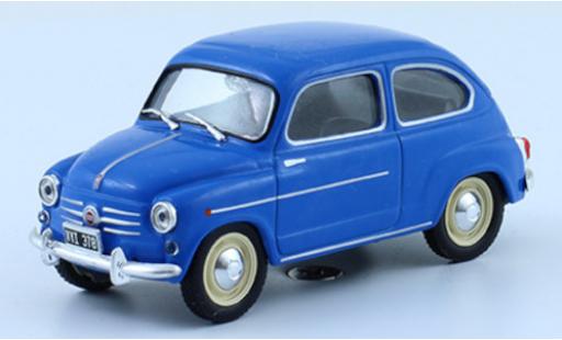 Fiat 600 1/43 SpecialC D blu 1962 modellino in miniatura