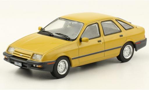 Ford Sierra 1/43 SpecialC 1.6L giallo 1984 modellino in miniatura