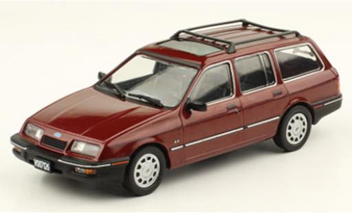 Ford Sierra 1/43 SpecialC Turnier Ghia rosso 1988 modellino in miniatura