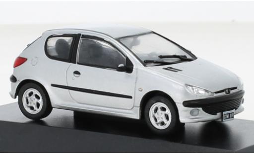Peugeot 206 1/43 SpecialC XS grigio 1999 modellino in miniatura