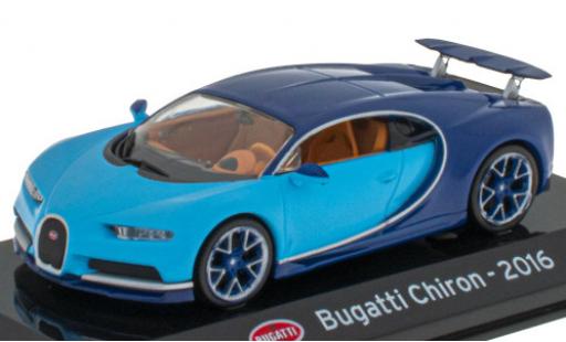 Bugatti Chiron 1/43 SpecialC blu/blu 2016 modellino in miniatura