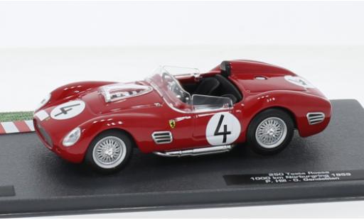 Ferrari 250 1/43 SpecialC .-125 Testa Rossa RHD No.4 1000km Nuerburgring 1959 modellino in miniatura