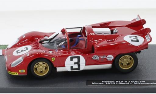 Ferrari 512 1/43 SpecialC S RHD No.3 1000km Monza 1970 modellino in miniatura