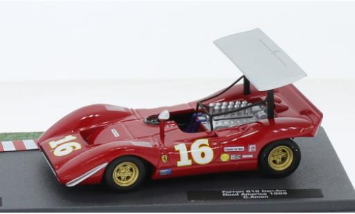 Ferrari 612 1/43 SpecialC .-125 Can-Am RHD No.16 Road Atlanta 1969 modellino in miniatura