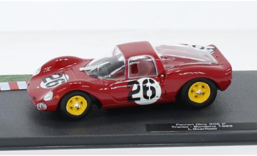 Ferrari Dino 1/43 SpecialC .-125 206 P RHD No.26 Trento-Bordone 1965 modellino in miniatura