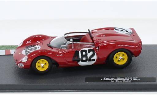 Ferrari Dino 1/43 SpecialC .-125 206 SP RHD No.482 Cesana Sestriere 1965 modellino in miniatura
