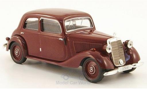 Mercedes 170 1/43 SpecialC V Limousine (W136) rosso 1949 ohne Vitrine modellino in miniatura