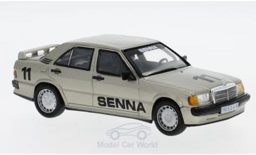 Mercedes 190 1/43 SpecialC E 2.3-16V No.11 1984 A.Senna ohne Vitrine modellino in miniatura