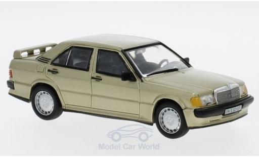 Mercedes 190 1/43 SpecialC E 2.3-16V (W201) metallico beige 1984 ohne Vitrine modellino in miniatura