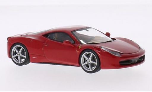 Ferrari 458 1/43 SpecialC Italia rosso 2009 sans Vitrine modellino in miniatura