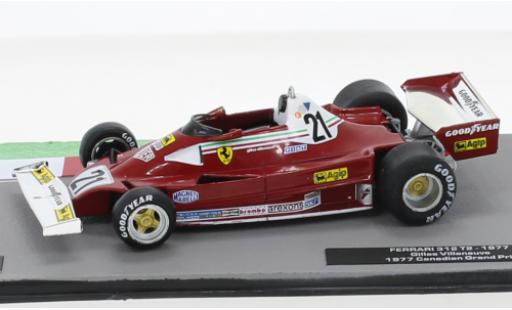 Ferrari 312 1/43 SpecialC T2 No.21 Formel 1 GP Kanada 1977 modellino in miniatura
