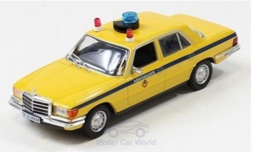 Mercedes Classe S 1/43 SpecialC (W116) Police ohne Vitrine modellino in miniatura