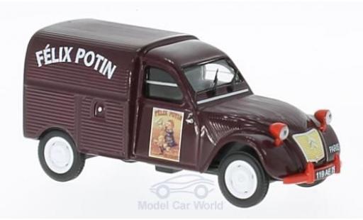 Citroen 2CV 1/43 SpecialC Felix Potin mit Figur modellino in miniatura