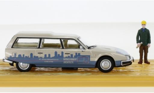 Citroen CX 1/43 SpecialC Break Patrice Robert Architecte mit Figur ohne Vitrine modellino in miniatura