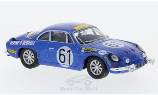 Alpine A110 1/18 SpecialC Renault No.61 24h Le Mans 1968 J.Bourdon/M.Nussbaumer ohne Vitrine modellino in miniatura