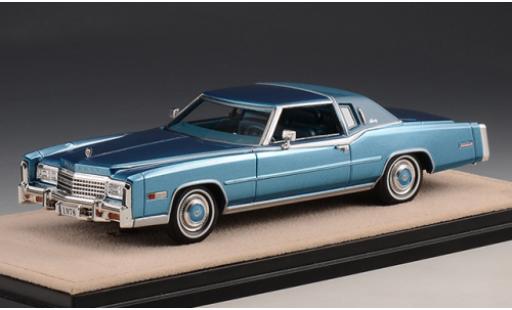 Cadillac Eldorado 1/43 Stamp Models Biarritz metallico blu 1978 modellino in miniatura
