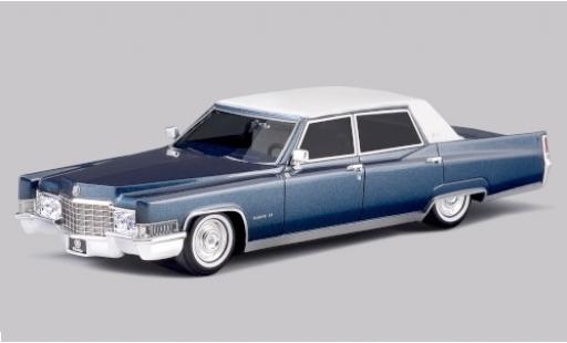 Cadillac Fleetwood 1/43 Stamp Models 60 Special Brougham metallico blu/matt-bianco 1969 modellino in miniatura