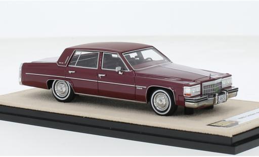 Cadillac Sedan 1/43 Stamp Models DeVille metallise rot 1983 1:43 modellino in miniatura
