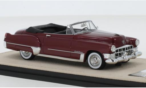 Cadillac Series 62 1/43 Stamp Models Convertibile metallico rosso 1949 modellino in miniatura