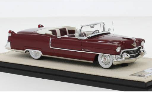 Cadillac Series 62 1/43 Stamp Models Convertibile metallico rosso 1955 Verdeck ouvert modellino in miniatura