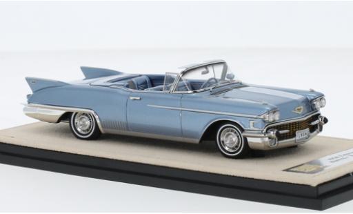 Cadillac Eldorado 1/43 Stamp Models Biarritz Raindrop metallise blu clair 1958 modellino in miniatura