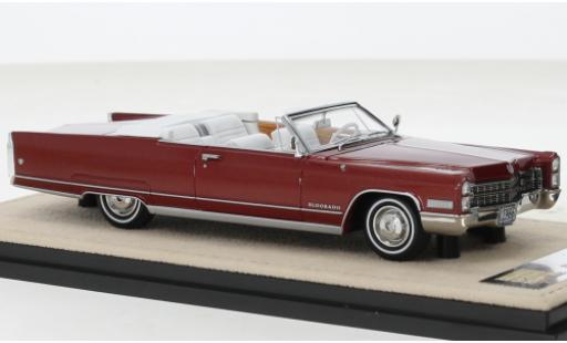 Cadillac Eldorado 1/43 Stamp Models Convertibile rosso 1966 modellino in miniatura