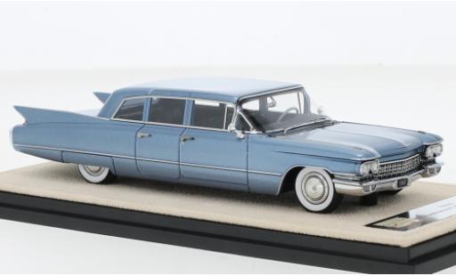Cadillac Fleetwood 1/43 Stamp Models 75 Limousine metallise blu 1960 modellino in miniatura