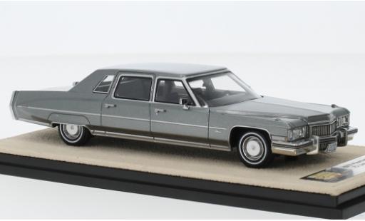 Cadillac Fleetwood 1/43 Stamp Models 75 Limousine metallise grigio 1973 modellino in miniatura