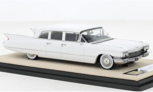 Cadillac Fleetwood 1/43 Stamp Models 75 Limousine bianco 1960 modellino in miniatura